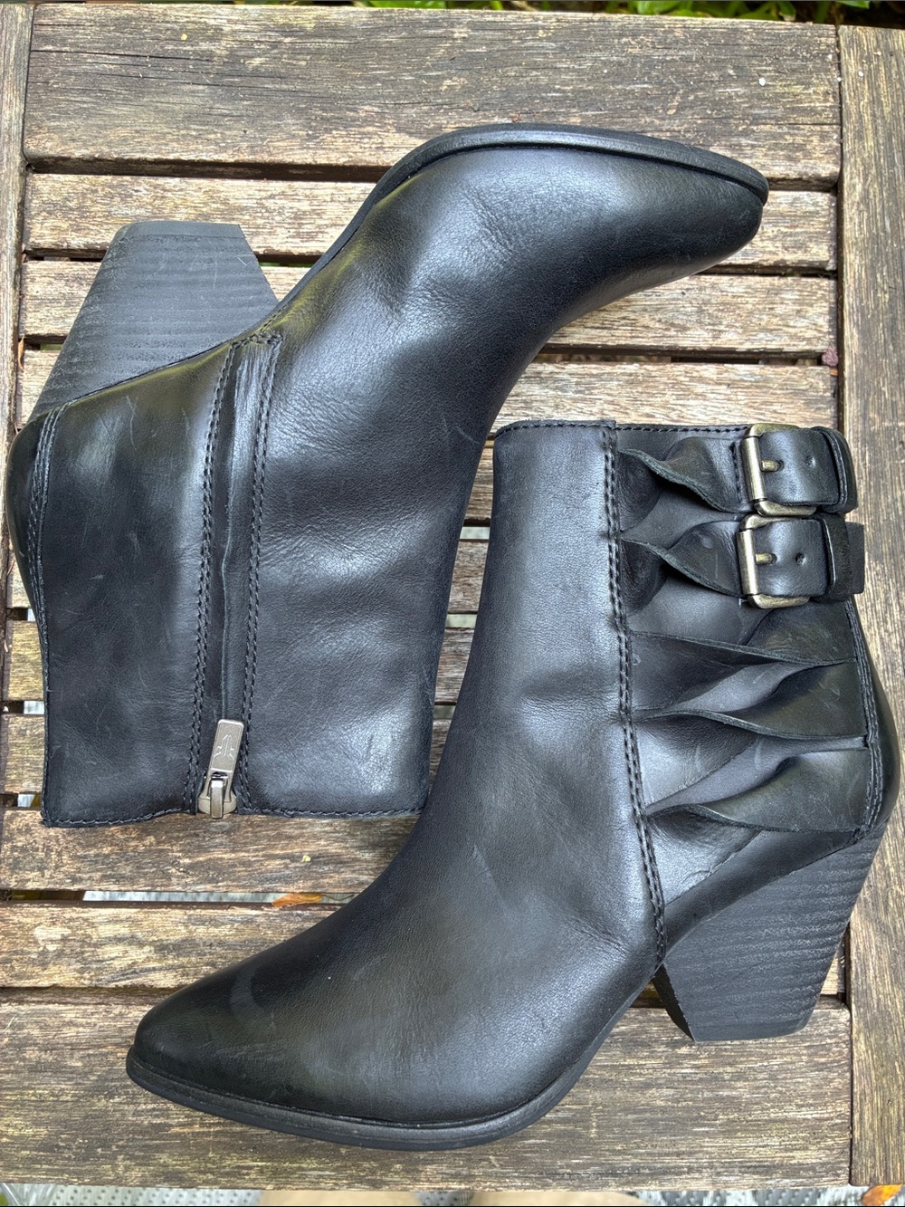 FRYE Reina twist leather ankle boots